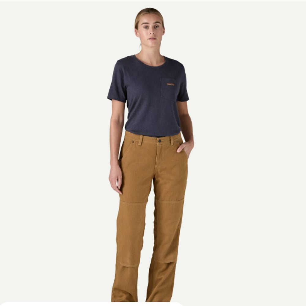 Patagonia Straight-Leg Workwear Pants in Brown